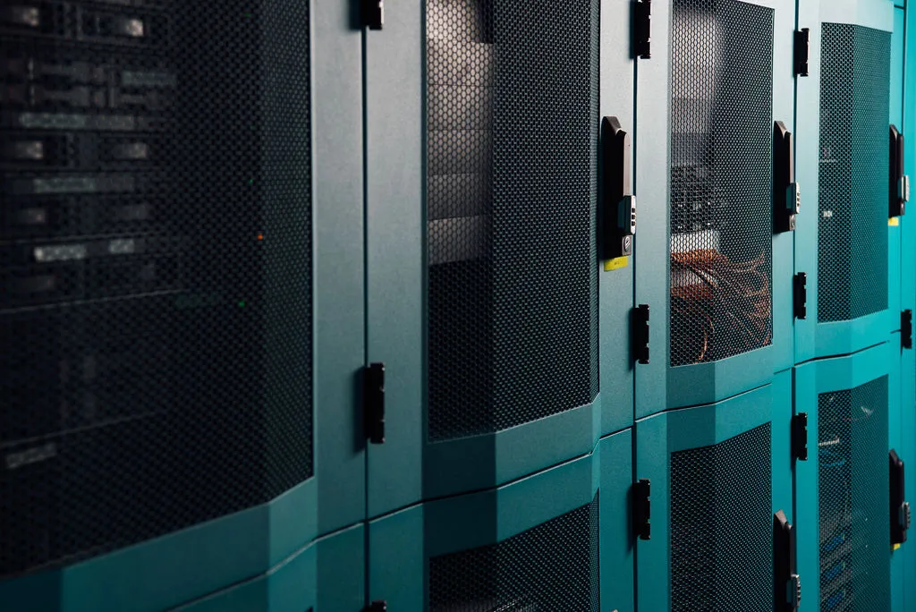 Server Data Cabinet locked and sealed security data